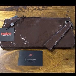 SOLD NWT Hobo International Leather Clutch
